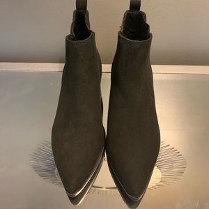 Black Suede Old Navy Booties
